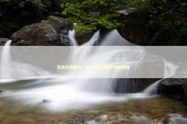 深夜的屏幕前，他意外点开那个禁忌链接